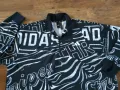 Adidas Allover Print Doubleknit Half Zip Sweatshirt - страхотно дамско горнище КАТО НОВО Л, снимка 5