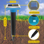 Соларен репелент за къртици, ултразвуков, водоустойчив, 4 бр. , снимка 4