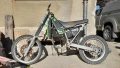 Kawasaki Kx Кавазаки Кх оборудвана рама кросов мотор без двигател , снимка 2
