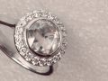 Стар Дамски златен 18к пръстен с диамант 2.25 карата, тип  холандска роза, снимка 1 - Пръстени - 46050411