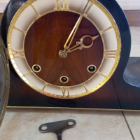 ретро механичен настолен часовник , снимка 4 - Антикварни и старинни предмети - 44948874