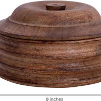 Ръчно изработен дървен гювеч с капак, 22 х 11 см, снимка 2 - Други стоки за дома - 45567070