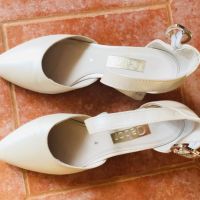  Обувки естествена кожа с перлен ефект, снимка 4 - Дамски елегантни обувки - 45288810