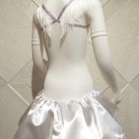 Бяла детска рокля за спортни танци, снимка 6 - Детски рокли и поли - 45197660