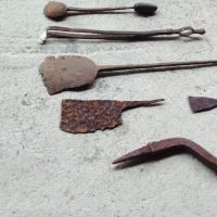 Стари железа и инструменти - антики, снимка 1 - Антикварни и старинни предмети - 45699271