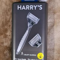 Нов Комплект Самобръсначка Harry's Craft Edition с 5 Остриета Идеален за Мъже, снимка 8 - Други - 45537970