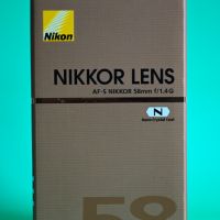 Обектив Nikon AF-S 58mm f/1.4G, снимка 2 - Обективи и филтри - 45437982