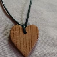Колие сърце от дърво , снимка 5 - Сувенири от дърво - 45862038