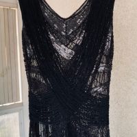 Уникална бутикова рокля с ресни, снимка 10 - Рокли - 41651467