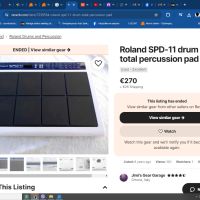 Roland SPD-11 drum total percussion pad - Електронни Пад барабани за стойка 8 пада, снимка 14 - Ударни инструменти - 45356091