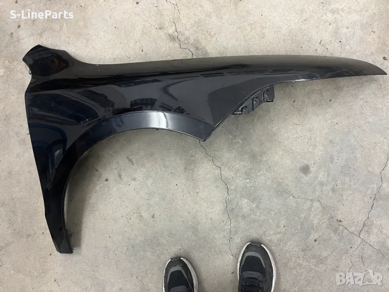 Преден десен калник ЧЕРЕН Skoda Superb Шкода Суперб 2 2.0 tdi тди Комби dsg дсг, снимка 1