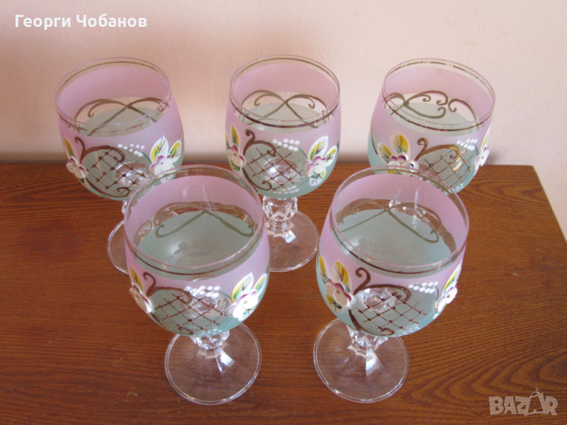 Кристални чаши на Бохемия, снимка 1