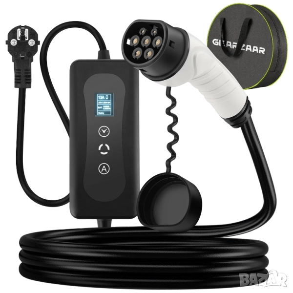 ПРОМО ! GEARZAAR 3.7 kW зарядно за електрически автомобили Type 2 !, снимка 1