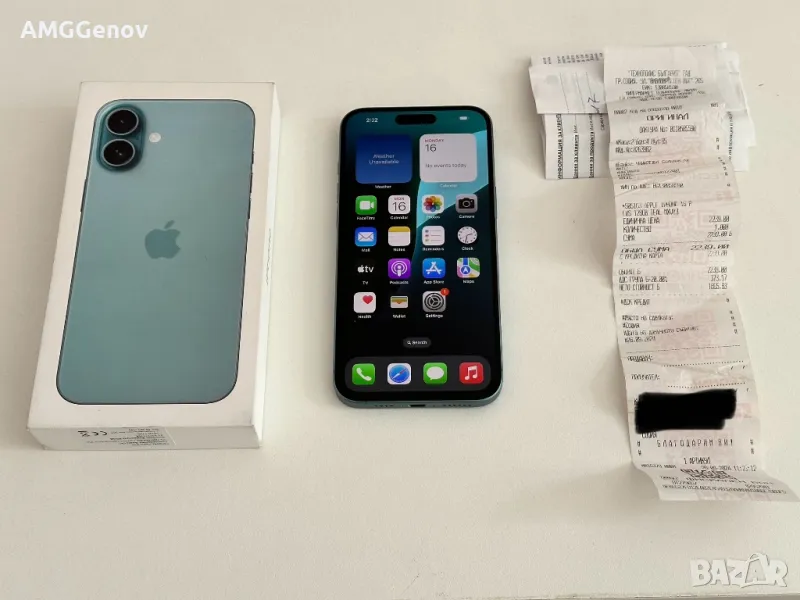 Нов iPhone 16 Plus 128GB Ultramarine - 2 Години Гаранция, снимка 1