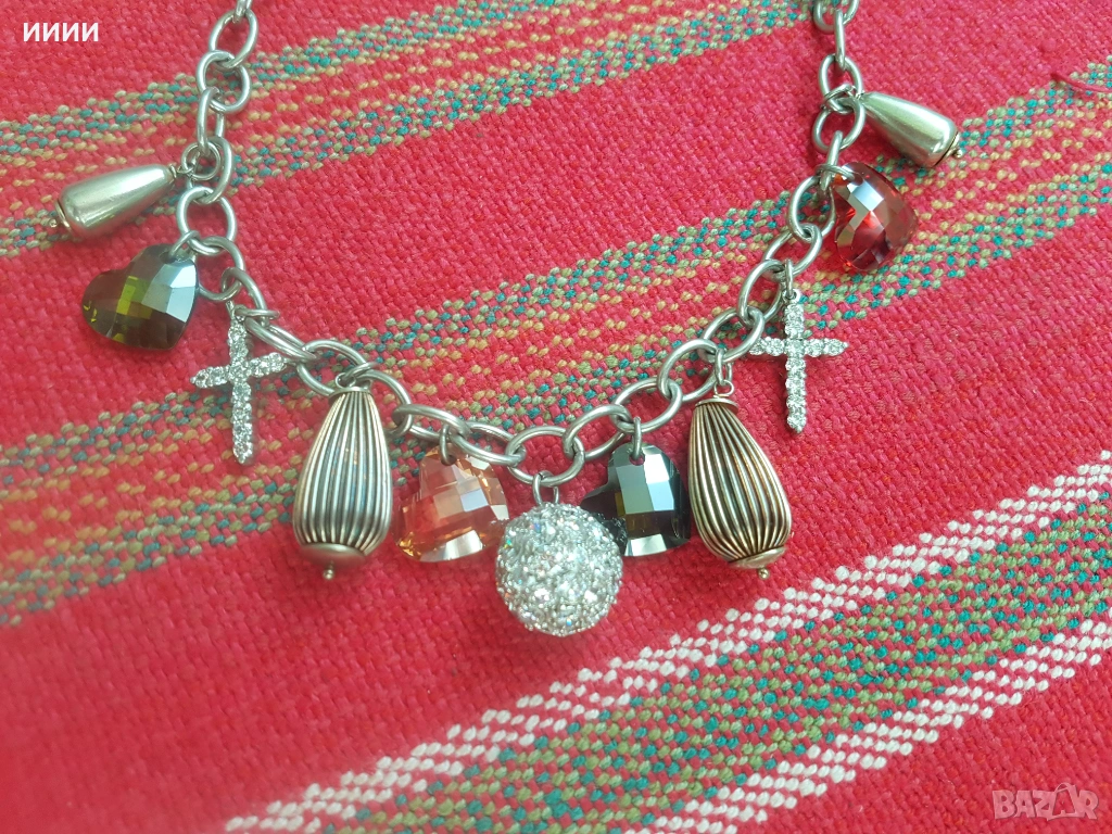 Сребърно колие ланец 925, снимка 1