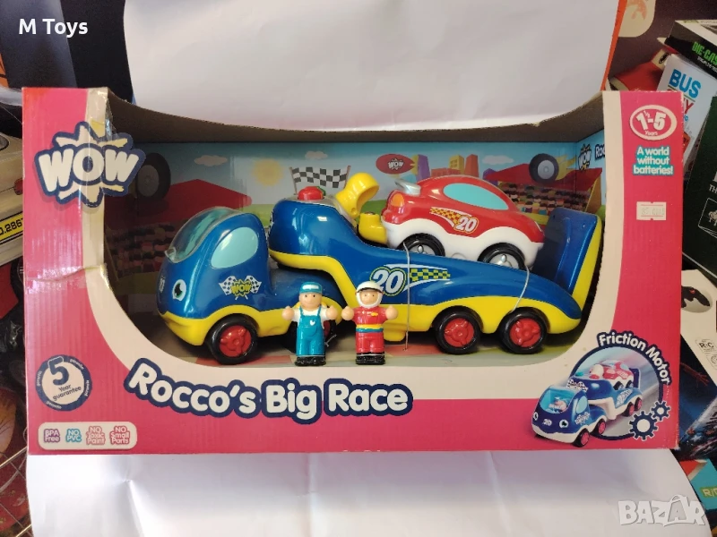 Rocco's Big Race – Състезателният комплект от WOW Toys , снимка 1