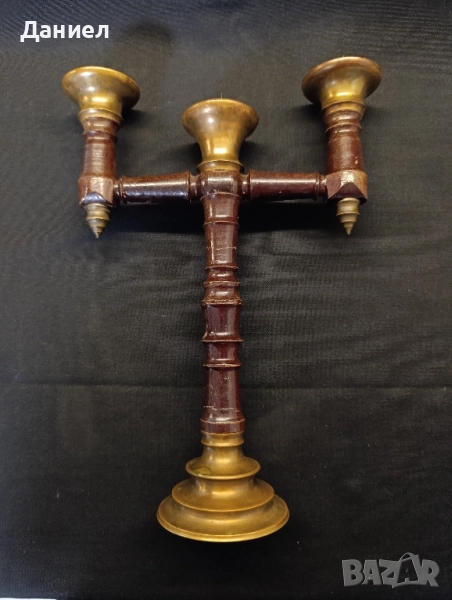 Масивен свещник, снимка 1