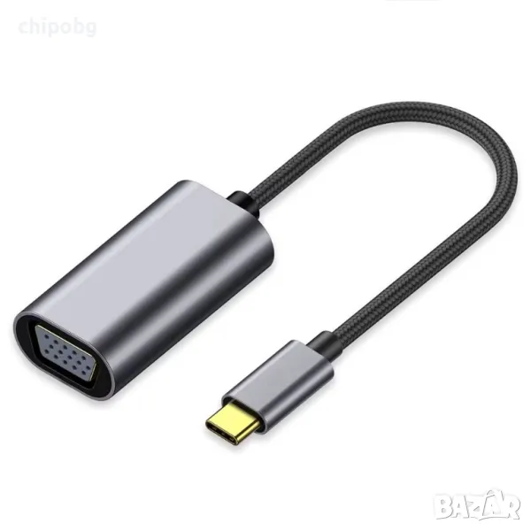 Преходник DeTech, USB-C – VGA, снимка 1