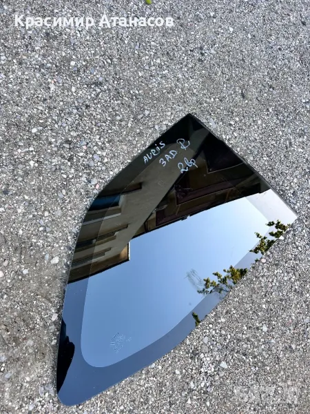 Странично стъкло задно дясно за Тойота аурис. 2 врати. 2007-2012г, снимка 1