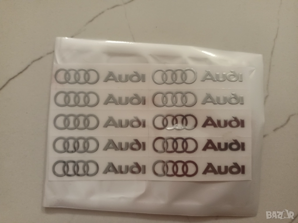 Лепенка Ауди, надпис емблема Audi, лепенки S, 2 модела, стикер Ауди, снимка 1
