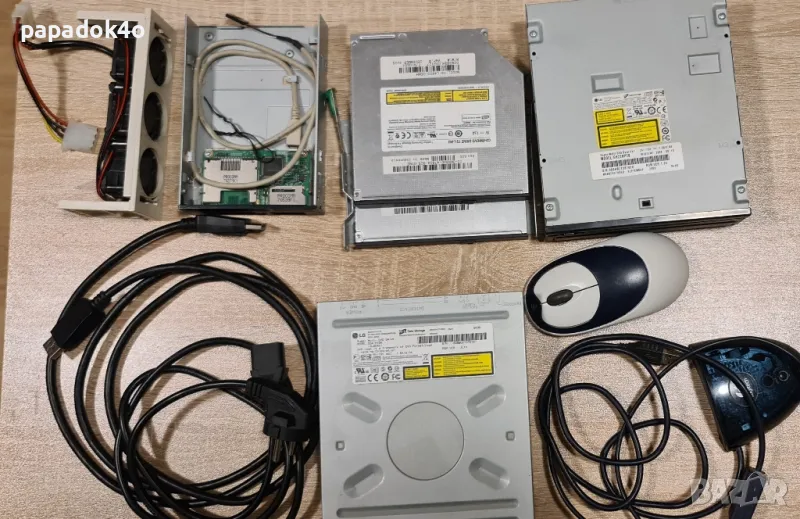 dvd, SD card reader, logitech мишка, displayport , снимка 1