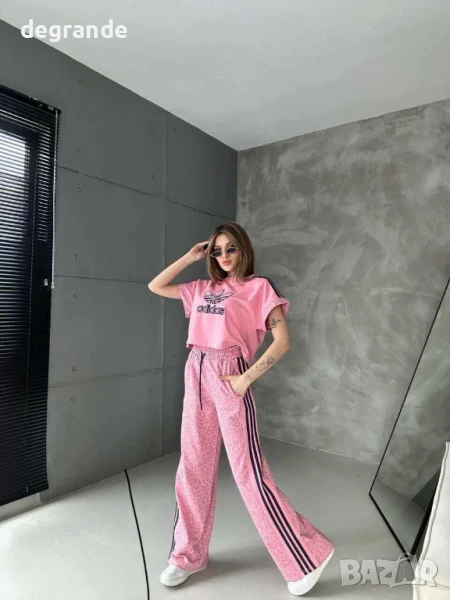 Розов дамски сет на Adidas, снимка 1