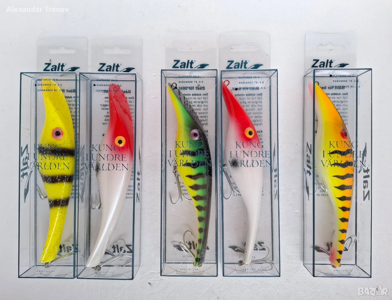Воблери ZALT-щукарски класики, снимка 1