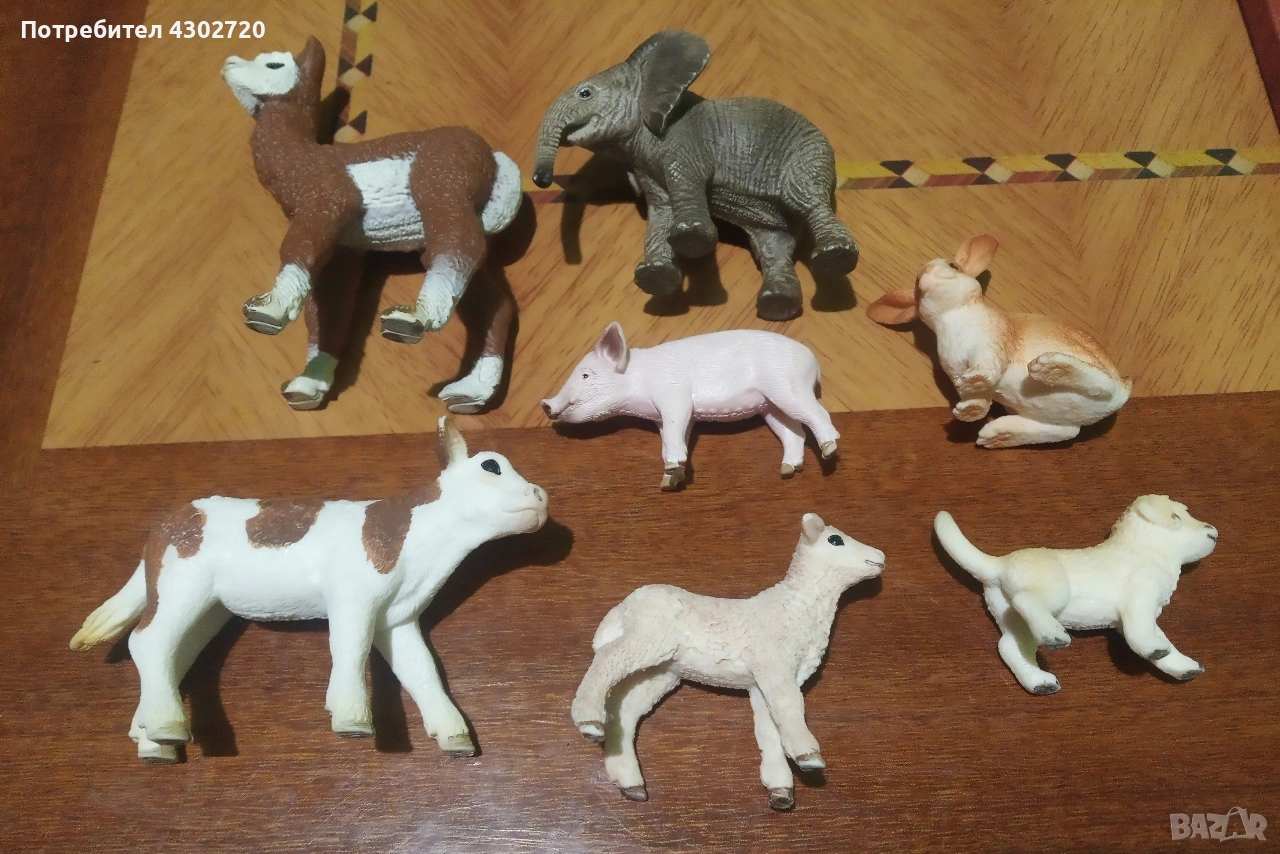 Schleich животни за колекция 7 бр., снимка 1