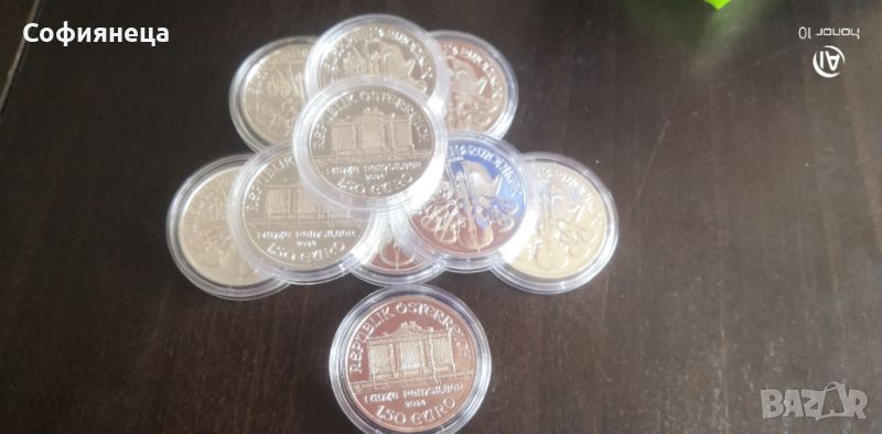 Виенска Филхармония 1 OZ 2024 унция инвестиционно сребро МИНТ, снимка 1