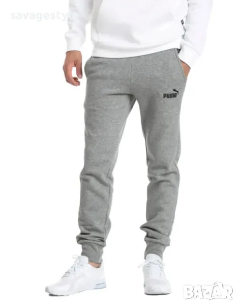 Спортно долнище PUMA Ess Logo Pant Grey, снимка 1