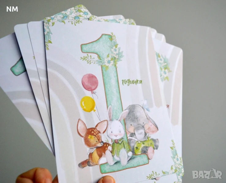 Бебе фото карти/ месечинки, снимка 1