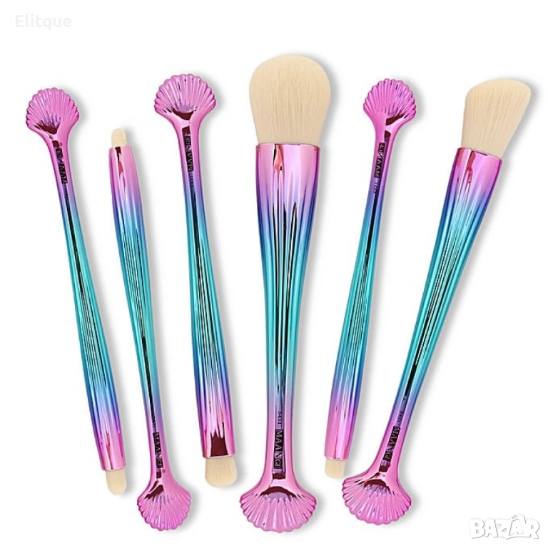 MAANGE 6 броя четки с форма на мида HZS18, снимка 1