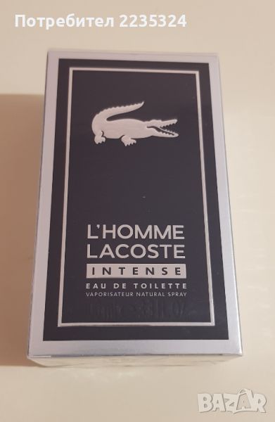 Нов Lacoste L'Homme Intense EDT 100ml, снимка 1