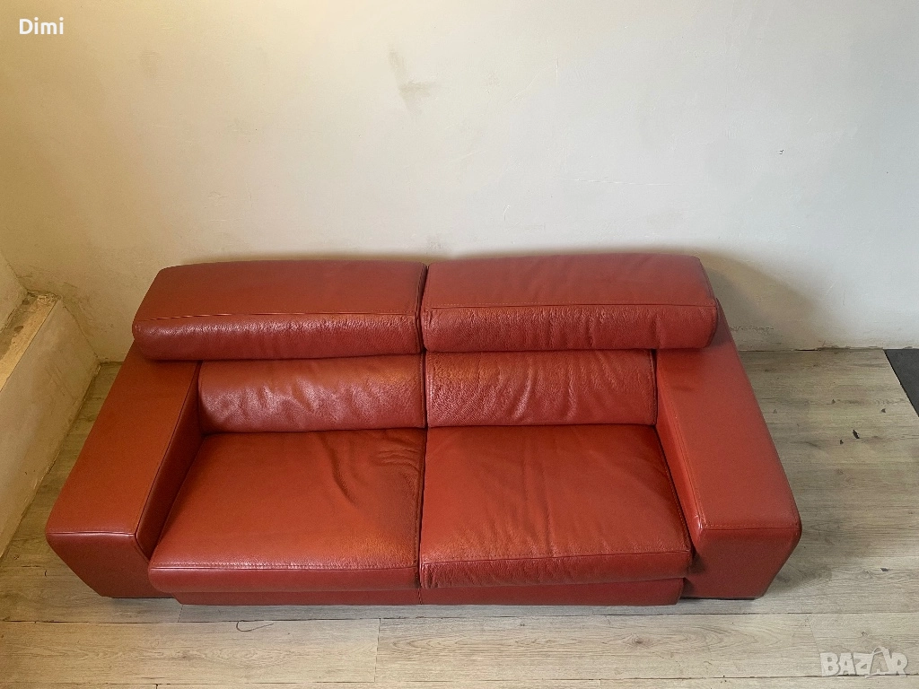 Кожени дивани*БЕЗПЛАТЕН ТРАНСПОРТ*(за цяла България)Диван от естествена кожа, снимка 1