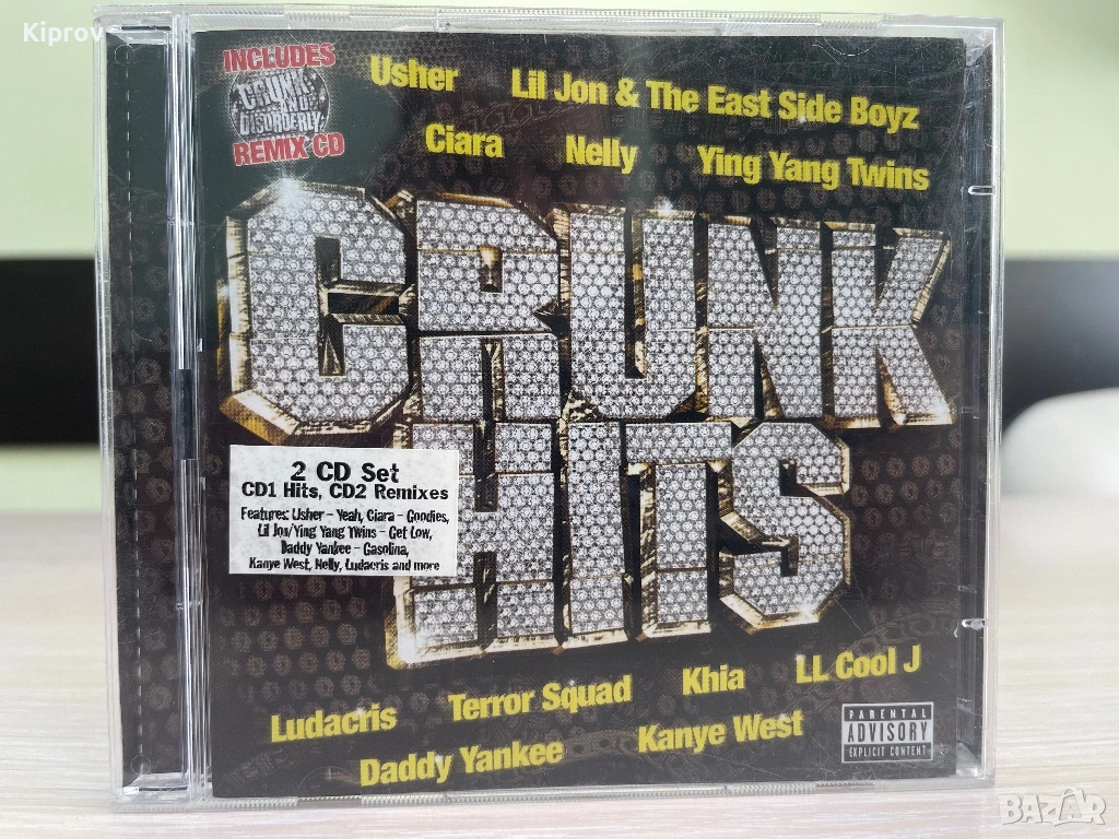 💿 Crunk Hits – Various Artists (оригинален CD), снимка 1