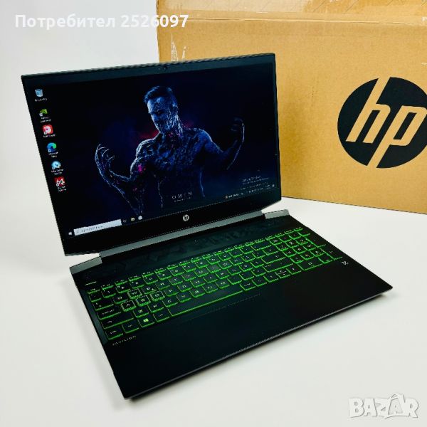 HP Gaming 15,6” IPS 144Hz/AMD Ryzen 5 5600H 12x4,20GHz/RTX 3050/12GB, снимка 1