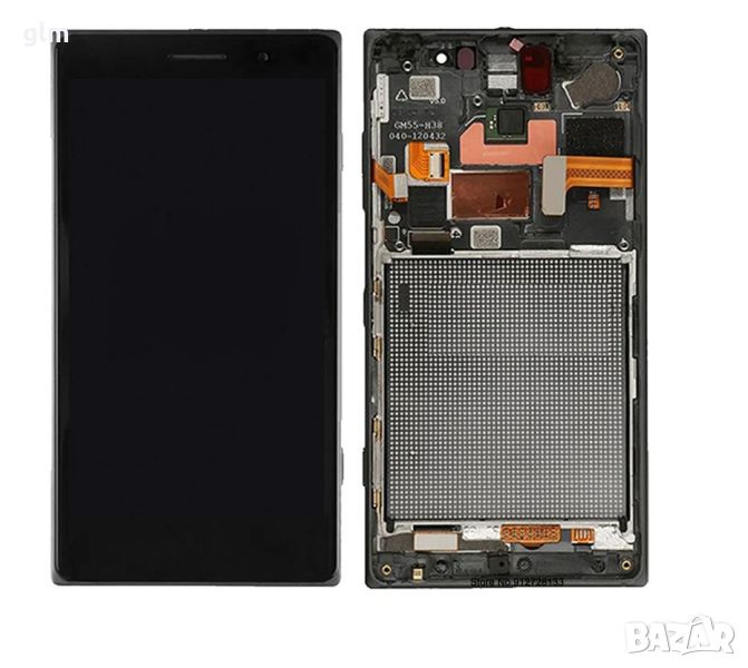 Дисплей с тъчскрийн и рамка за Nokia Lumia 830, снимка 1
