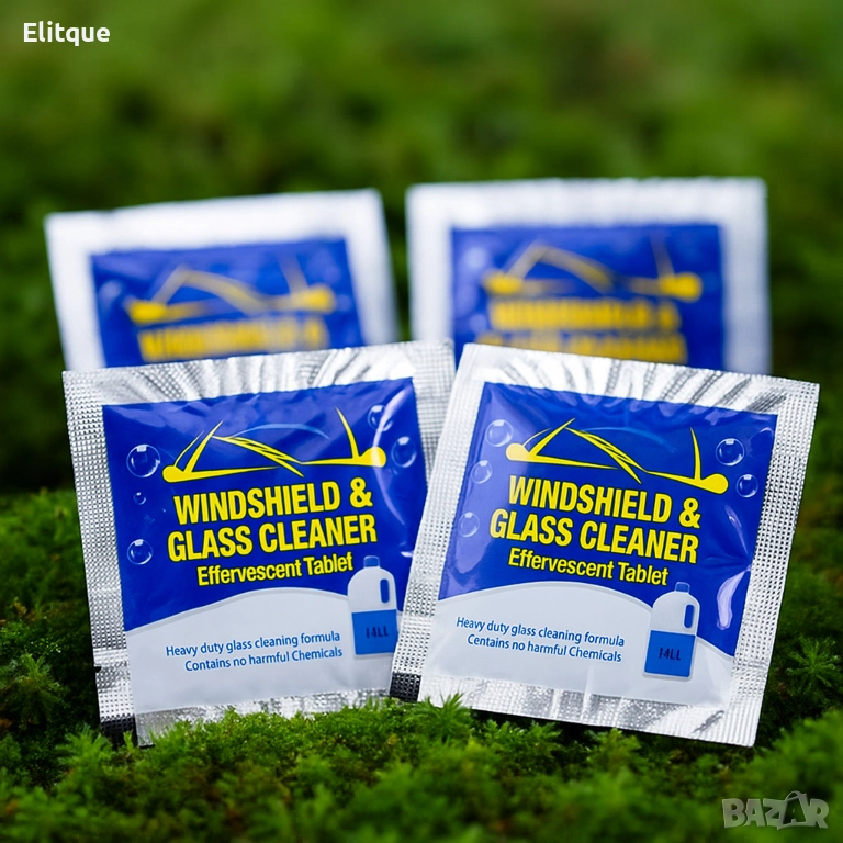 Таблетки за миене на предното стъкло на автомобила - 5бр, снимка 1
