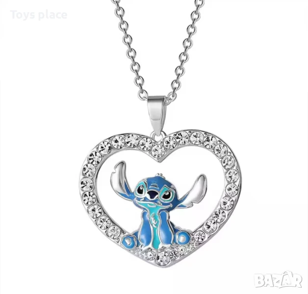 Красиво колие с кристали Лило и Стич Lilo and Stitch , снимка 1