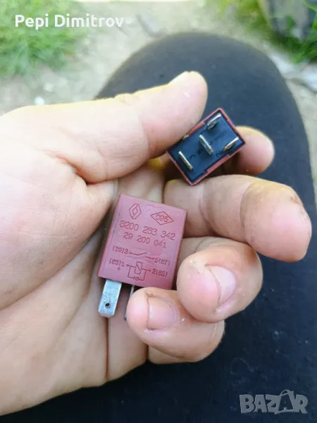 Реле Renault Clio Laguna Megane Scenic Trafic Кафяво 8200263342 12V 20A, снимка 1