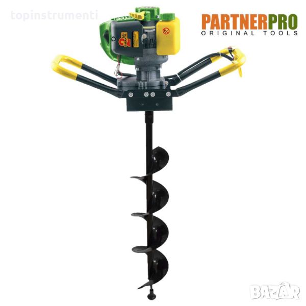 Моторен свредел PARTNER Pro PPE1500, 52 куб.см, 2-тактов, 150x800 мм., снимка 1