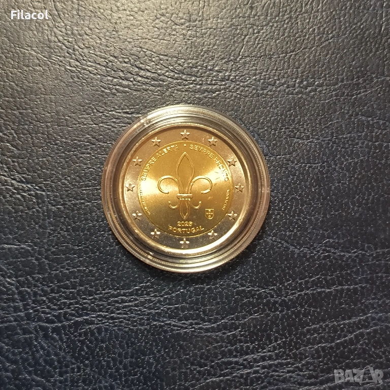 2 евро 2025 Португалия Скаути UNC, снимка 1