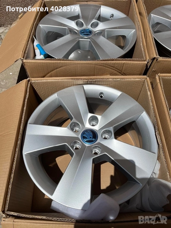 Нови оригинални джанти за Шкода Супърб 16 цола, снимка 1