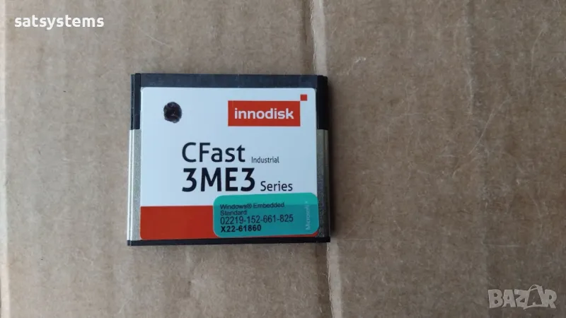 InnoDisk CFast 3ME3 8GB SATA III 6.0 Gb/s Industrial Memory Card, снимка 1