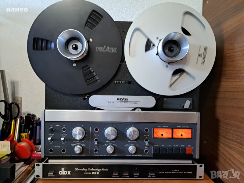 Revox B77 MKll+DBX+NAP Adapter+Tape Reels, снимка 1