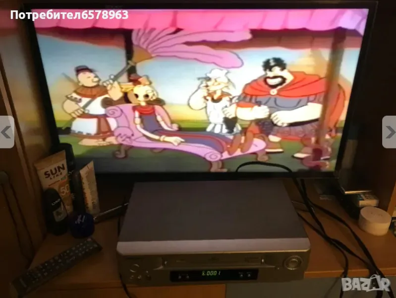 Видео рекордер Samsung с 6 глави VHS + подарък 5 касети, снимка 1