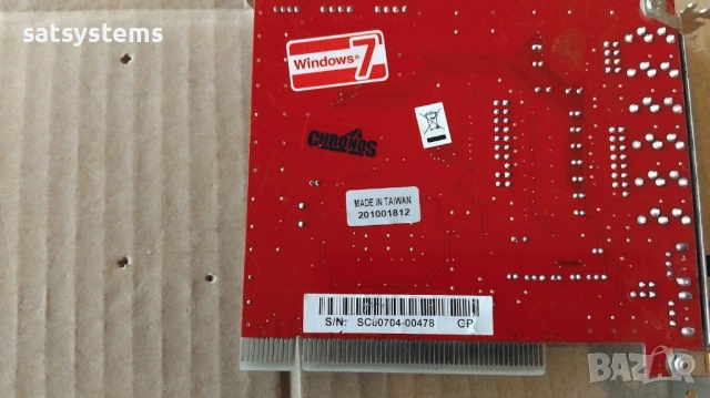 Звукова карта C-Media CMI8768 Chronos M0H8768X2 8 Channel PCI, снимка 10 - Други - 53407019