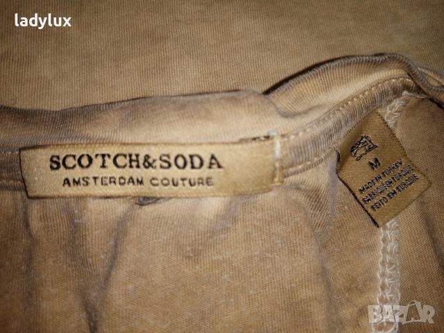 Scotch & Soda, Оригинална, 100% Памук, Размер М. Код 2217, снимка 5 - Тениски - 45471481