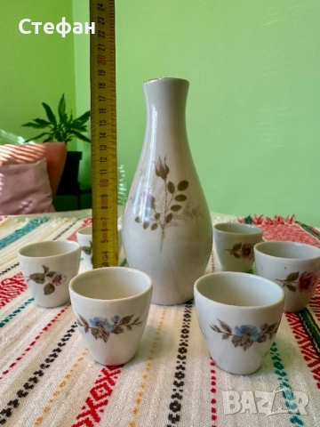 Порцеланов сервиз за ракия , снимка 3 - Сервизи - 52114428