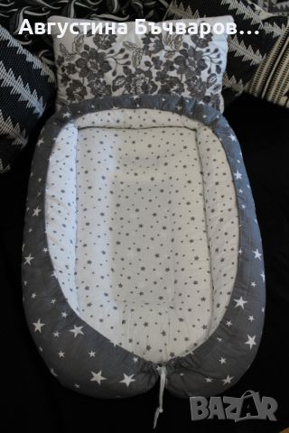 Sevi Baby Антирефлуксно бебешко гнездо за новороденo/щампа-звезди, снимка 1 - Бебешки легла и матраци - 46160931